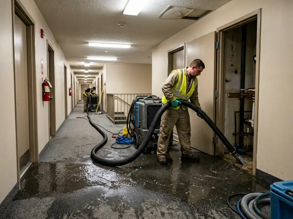 multi-unit-apartment-hallway-f-005 — frequently asked questions, Emergency Burst Pipe Water Extraction & Removal in Streetsb…